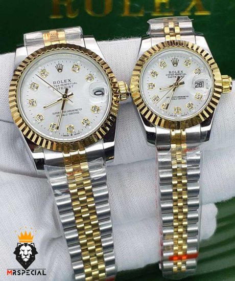 ساعت مچی ست مردانه و زنانه رولکس 0833 ROLEX DATEJUST