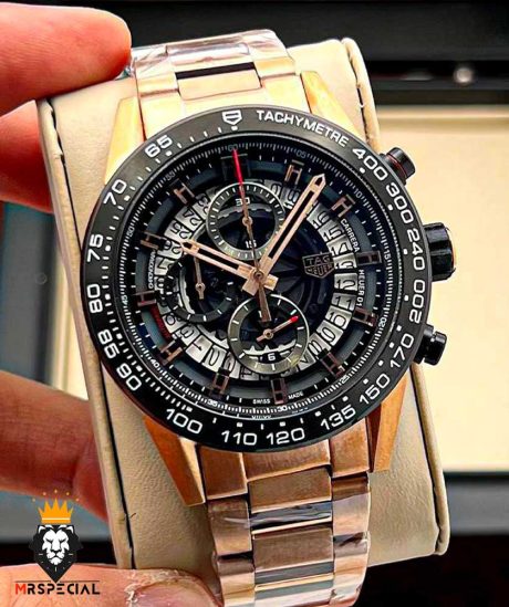 ساعت مچی مردانه تگ هویر کررا رزگلد کرنوگراف Tag Heuer Carrera TG 01016