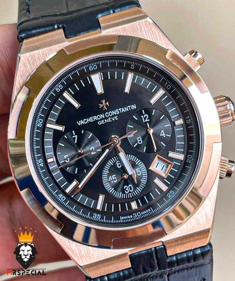 ساعت مچی مردانه بند چرم واشرون کنستانتین Vacheron Constantin 01049