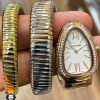 ساعت مچی زنانه بولگاری ماری دستبندی 3 دور3رنگ BVLGARI SERPENTI TUBOGAS 01136