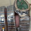 ساعت مچی زنانه بولگاری ماری دستبندی دو رنگ رزگلد BVLGARI SERPENTI TUBOGAS 01136