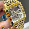 ساعت مچی مردانه کارتیر سانتوس طلایی اتومات CARTIER SANTOS 01102