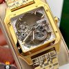 ساعت مچی مردانه کارتیر سانتوس طلایی اتومات CARTIER SANTOS 01102