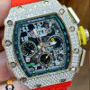 معرفی ساعت مچی مردانه ریچارد میل فول نگین اتومات 01135 RICHARD MILLE DIAMOND