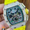 معرفی ساعت مچی مردانه ریچارد میل فول نگین اتومات 01134 RICHARD MILLE