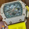 معرفی ساعت مچی مردانه ریچارد میل فول نگین اتومات 01134 RICHARD MILLE