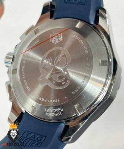 ساعت مچی مردانه تگ هویر بند رابر ابی 01118 TAG HEUER AQUA RACER