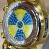 ساعت مچی مردانه بولگاری کرنوگراف استیل طلایی BVLGARI 01139