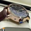 ساعت مچی مردانه پتک فیلیپ چرمی رزگلد VACHERON CONSTANTIN 01135