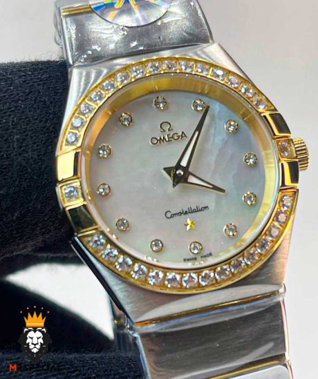 ساعت مچی زنانه امگا کانسلیشن کوارتز سوییس OMEGA CONSTELLATION 01203
