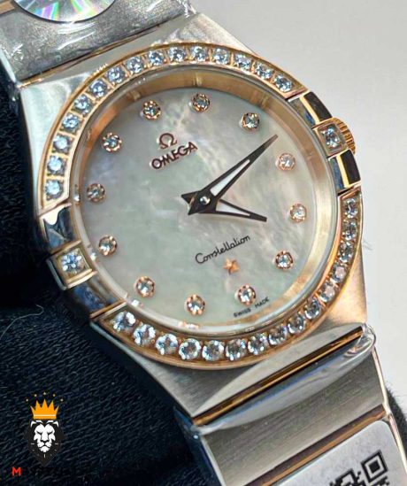 ساعت مچی زنانه امگا کانسلیشن کوارتز سوییس OMEGA CONSTELLATION 01204