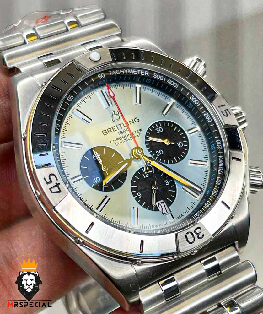 ساعت مچی مردانه برایتلینگ بند استیل کرنوگراف Breitling Super Ocean 01237