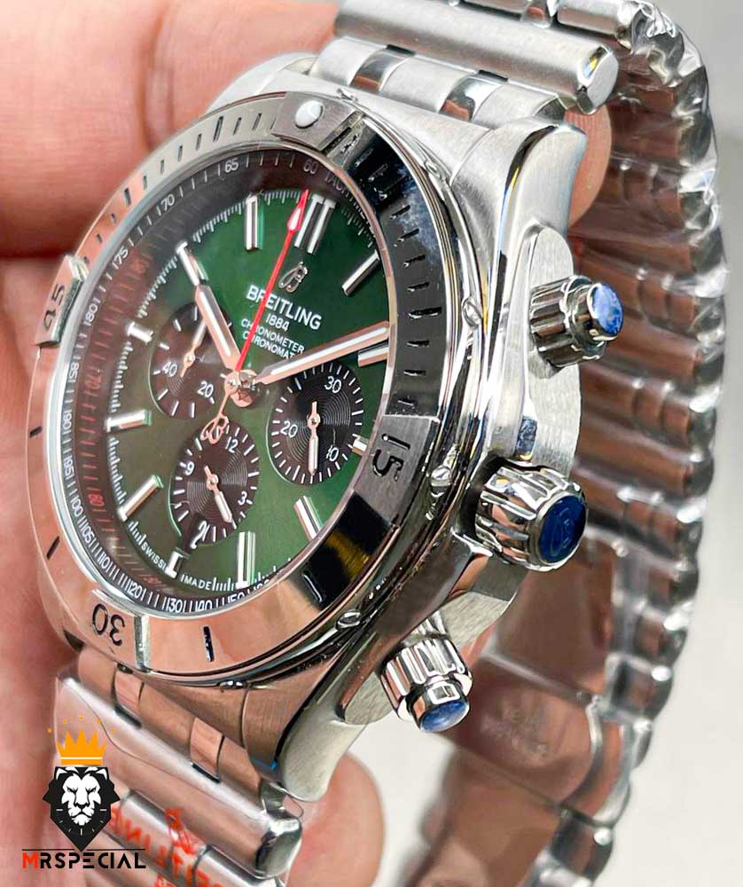 ساعت مچی مردانه برایتلینگ بند استیل کرنوگراف Breitling Super Ocean 01236