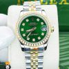 ساعت مچی زنانه رولکس دیت جاست قاب نگین سایز متوسط 01230 ROLEX DATEJUST