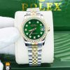 ساعت مچی زنانه رولکس دیت جاست قاب نگین سایز متوسط 01230 ROLEX DATEJUST