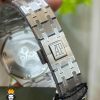 ساعت زنانه اودمار پیگه کرنوگراف بند استیل صفحه ابی قاب نگین AUDEMARS PIGUET ROYAL 021058