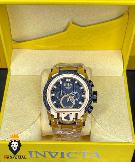 ساعت مچی مردانه اینویکتا مدل زئوس طلایی 01245 INVICTA ZEUS