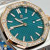 ساعت مچی زنانه اودمار پیگه کوارتز قاب نگین AUDEMARS PIGUET ROYAL 01350