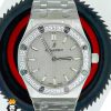 ساعت مچی زنانه اودمار پیگه کوارتز قاب نگین AUDEMARS PIGUET ROYAL 01395