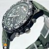 ساعت مچی مردانه برایتلینگ بند رابر سبز کرنوگراف BREITLING 01342