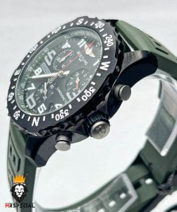 ساعت مچی مردانه برایتلینگ بند رابر سبز کرنوگراف BREITLING 01342