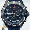 ساعت مچی مردانه برایتلینگ بند رابر سورمه ای کرنوگراف BREITLING 01343