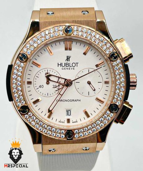 ساعت مچی زنانه هابلوت نگین دار کرنوگراف HUBLOT BIG BANG 01297