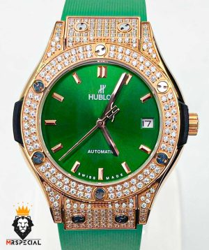 ساعت مچی زنانه هابلوت اتوماتیک فول نگین HUBLOT BIG BANG 01276