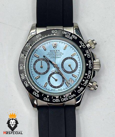 ساعت مچی مردانه رولکس دیتونا بند رابر تیفانی 01289 ROLEX DAYTONA