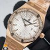 ساعت مچی زنانه اودمار پیگه کوارتز قاب نگین AUDEMARS PIGUET ROYAL 01571