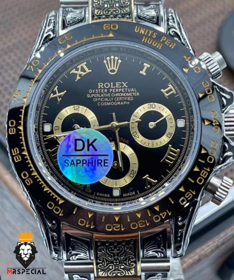 ساعت مچی مردانه رولکس دیتونا حکاکی اتوماتیک 01444 ROLEX DAYTONA