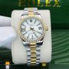 ساعتمچی زنانه رولکس دیت جاست نگین دار سایز متوسط 01486 ROLEX DATEJUST