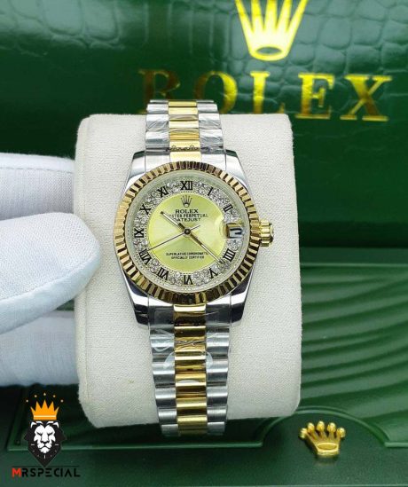 ساعتمچی زنانه رولکس دیت جاست سایز متوسط 01493 ROLEX DATEJUST