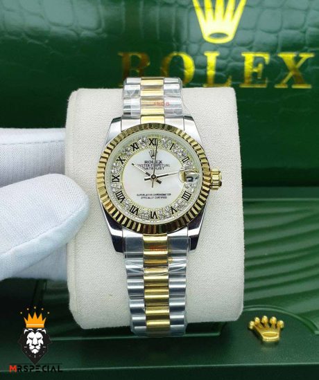 ساعتمچی زنانه رولکس دیت جاست سایز متوسط 01494 ROLEX DATEJUST