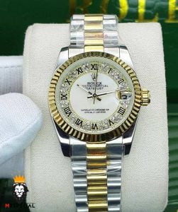 ساعتمچی زنانه رولکس دیت جاست سایز متوسط 01494 ROLEX DATEJUST