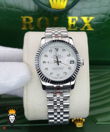 ساعتمچی زنانه رولکس دیت جاست کوارتز سایز متوسط 01529 ROLEX DATEJUST