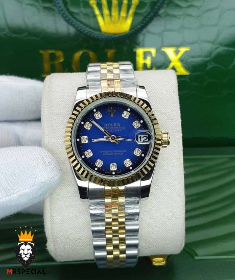 ساعتمچی زنانه رولکس دیت جاست کوارتز سایز متوسط 01527 ROLEX DATEJUST