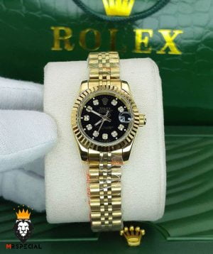 ساعتمچی زنانه رولکس دیت جاست کوارتز سایز اسمال 01519 ROLEX DATEJUST