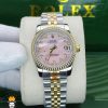 ساعتمچی زنانه رولکس دیت جاست نگین دار سایز متوسط 01474 ROLEX DATEJUST