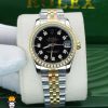 ساعتمچی زنانه رولکس دیت جاست نگین دار سایز متوسط 01475 ROLEX DATEJUST