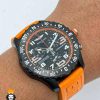 ساعت مچی مردانه برایتلینگ بند رابر نارنجی کرنوگراف BREITLING 01593