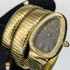 ساعت مچی زنانه بولگاری ماری دستبندی طلایی BVLGARI SERPENTI TUBOGAS 01647