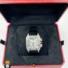 ساعت مچی زنانه کارتیر سانتوس فول نگین 01141 Cartier Santos100