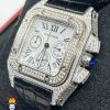 ساعت مچی زنانه کارتیر سانتوس فول نگین 01141 Cartier Santos100