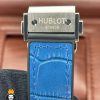 ساعت ست مردانه و زنانه هابلوت اتوماتیک بند ابی قاب استیل صفحه ابی HUBLOT BIG BANG 020676