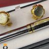 ست لوکس مردانه خودکار و دکمه سر دست امگا 0107 OMEGA