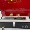 ست لوکس مردانه خودکار و دکمه سر دست امگا 0111 OMEGA