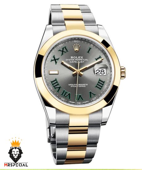 ساعت مچی مردانه رولکس مدل دیت جاست ویمبلدون اتوماتیک 01580 ROLEX DATE JUST WIMBELDON