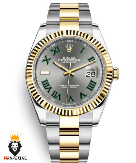 ساعت مچی مردانه رولکس مدل دیت جاست ویمبلدون اتوماتیک 01581 ROLEX DATE JUST WIMBELDON