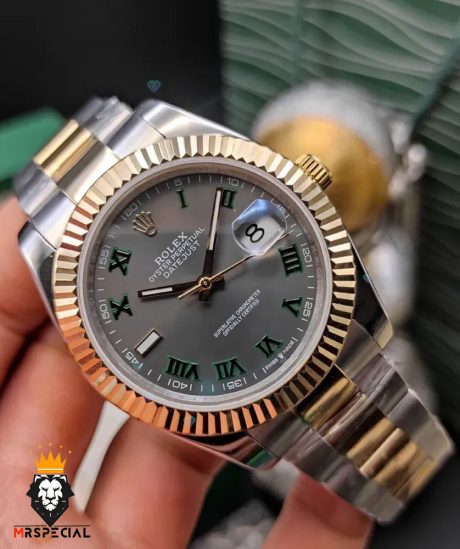 ساعت مچی مردانه رولکس مدل دیت جاست ویمبلدون اتوماتیک 01581 ROLEX DATE JUST WIMBELDON